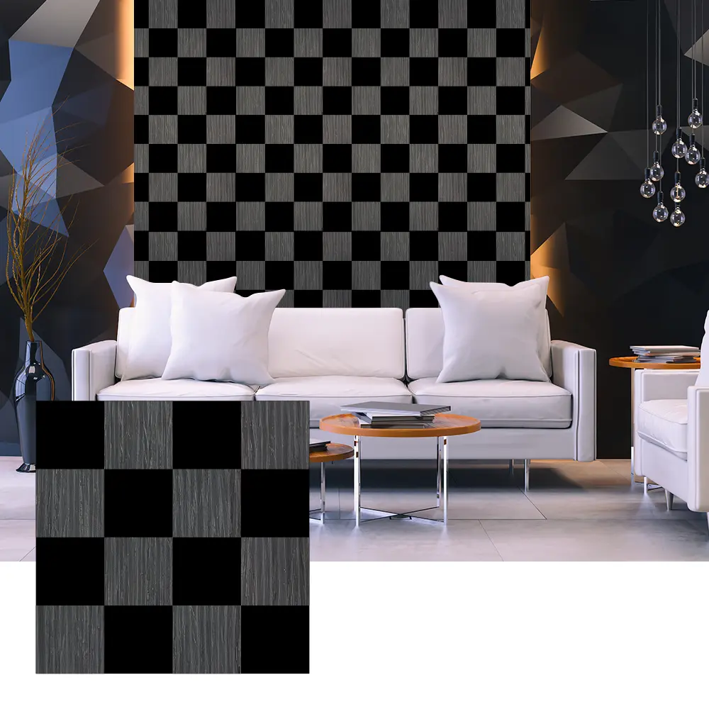 3D træfiner akustikpaneler til indvendig vægdesign